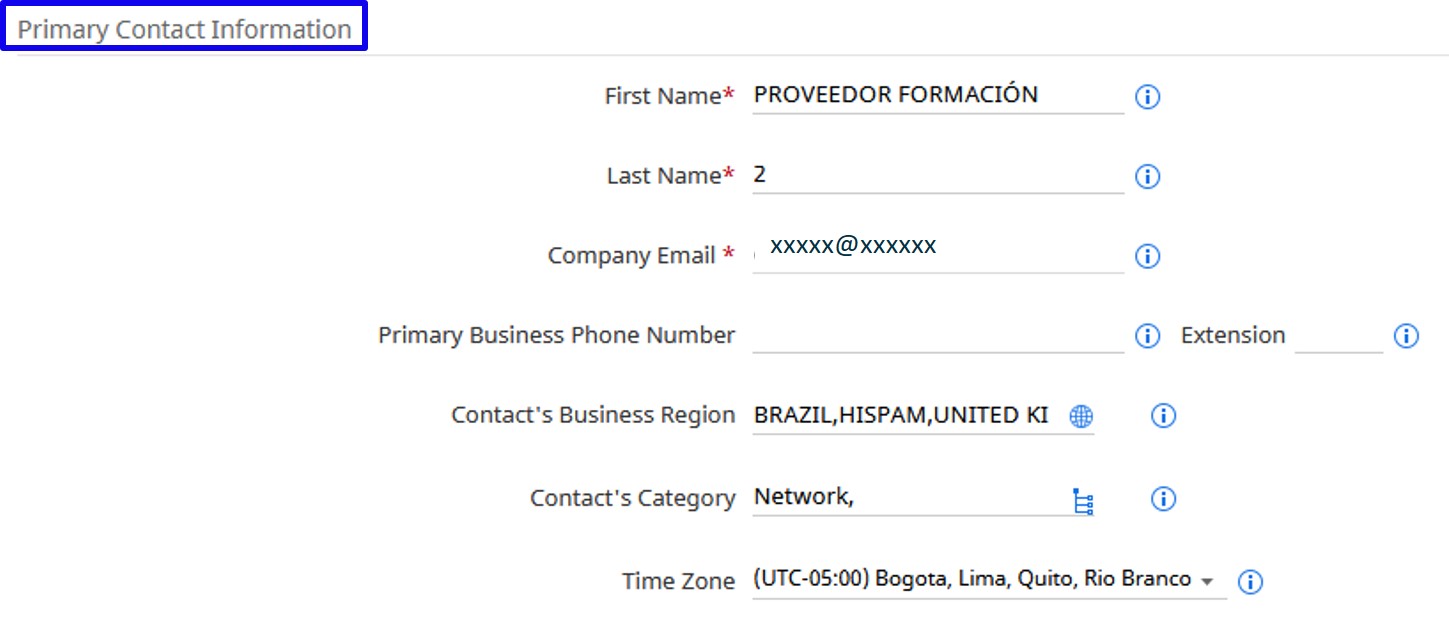 2032 What are the data I need to fill in the Registration Form